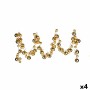 Guirlande de Noël Krist+ Doré PVC Boules de Noël 2,36 m 35 x 9 x 28 cm Lumière LED (4 Unités)