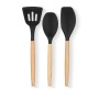 Kitchen Utensils Set Kinvara Wood Silicone 20 x 32 x 4 cm 20 x 37 x 3,5 cm (6 Units)
