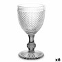 verre de vin Vivalto Transparent Anthracite verre 330 ml Diamant (6 Unités)