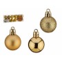 Set of Christmas balls Krist+ Golden PVC Ø 3 cm (12 Units)