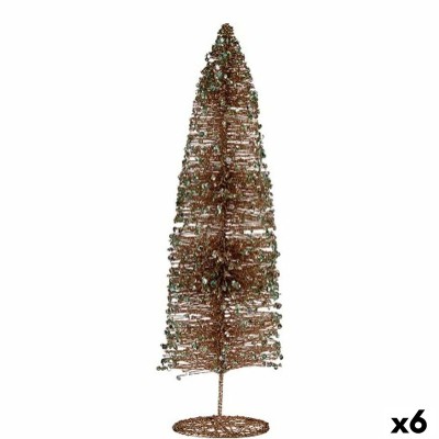 Sapin de Noël Krist+ Champagne Paillettes 10 x 40 x 10 cm (6 Unités)