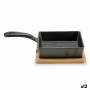 Casserole de service pour l'apéritif Kinvara Marron Gris Bois 23,7 x 6,3 x 14 cm 14 x 6,3 x 23,7 cm Poêle (12 Unités)