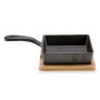 Casserole de service pour l'apéritif Kinvara Marron Gris Bois 23,7 x 6,3 x 14 cm 14 x 6,3 x 23,7 cm Poêle (12 Unités)