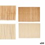 Table Mat Kinvara Brown Light brown Bamboo 30 x 44 cm 3,5 x 30 x 3,5 cm (24 Units)