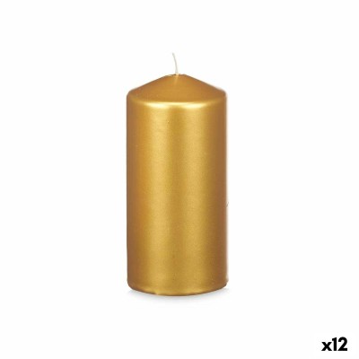 Bougie Acorde Doré 7 x 15,5 x 7 cm (12 Unités)