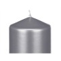 Bougie Acorde Argenté 7 x 20 x 7 cm (12 Unités)