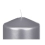 Bougie Acorde Argenté 7 x 15,5 x 7 cm (12 Unités)
