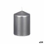 Bougie Acorde Argenté 7 x 10 x 7 cm (24 Unités)