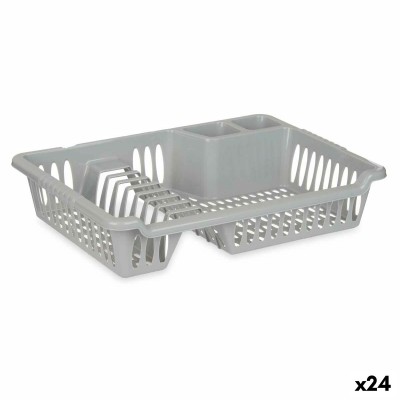 Draining Rack for Kitchen Sink Kinvara Silver 40 x 8 x 29,5 cm (24 Units)