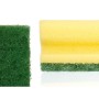 Set of scourers Yellow Green Polyurethane Abrasive fibre 18 x 13 x 4,5 cm 4 Pieces (11 Units)