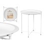 Folding Side Table Gift Decor White 46,8 x 50,2 x 46,8 cm (4 Units)