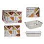 Set of Food Trays Kinvara Silver Aluminium 25,5 x 6,8 x 19 cm 12 Units