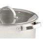 Casserole with glass lid Kinvara Silver 31 x 25 x 24 cm 31 x 23 x 24 cm Induction (4 Units)