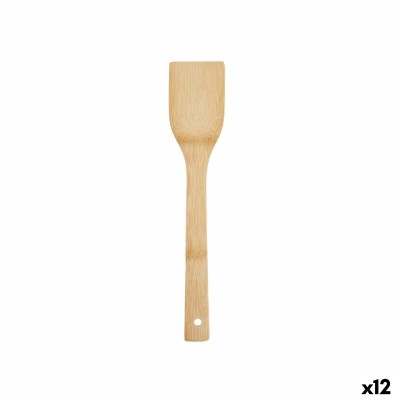Kitchen Spatula Kinvara Bamboo 6 x 30 x 0,4 cm (12 Units)