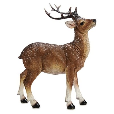 Décorations de Noël Krist+ Blanc Marron 8,5 x 21 x 17 cm