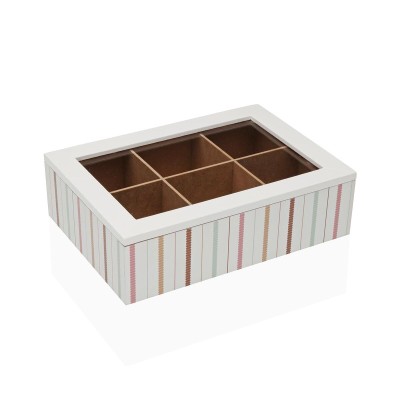 Boîte pour infusions Versa FLINT Bois 17 x 7 x 24 cm