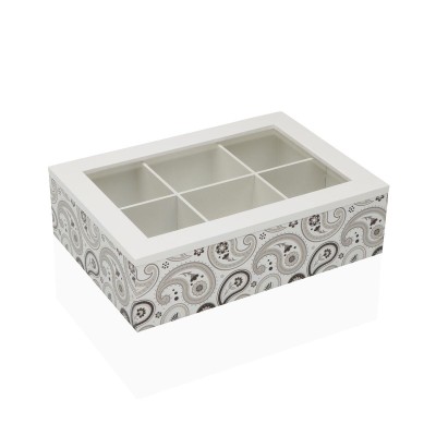 Boîte pour infusions Versa GLOBB Bois 17 x 7 x 24 cm