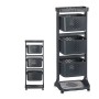 Vegetable trolley Kinvara Anthracite polypropylene Plastic 33 x 11,2 x 42,5 cm 33 x 11,2 x 42 cm