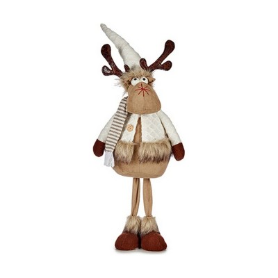 Christmas Reindeer Krist+ White Brown 24 x 63 x 27 cm