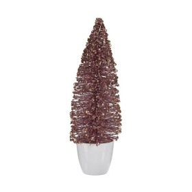 Sapin de Noël Krist+ Rose Doré 10 x 33 x 10 cm Sapin de Noël Krist+ Rose Doré 10 x 33 x 10 cm