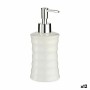 Distributeur de Savon Berilo Blanc Métal Céramique Ondes 260 ml (12 Unités)