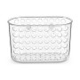 Bath Organiser Caddy Berilo Transparent PVC Plastic 19,3 x 12 x 9 cm (12 Units)