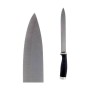 Couteau de cuisine Kinvara Noir Argenté Acier inoxydable Plastique 3,5 x 33 x 2 cm 33 x 2 x 3,5 cm (12 Unités)