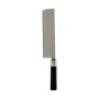 Gros couteau de cuisine Kinvara Noir Argenté Acier inoxydable Plastique 5,6 x 2,5 x 33 cm 33 x 2,5 x 5,6 cm (12 Unités)