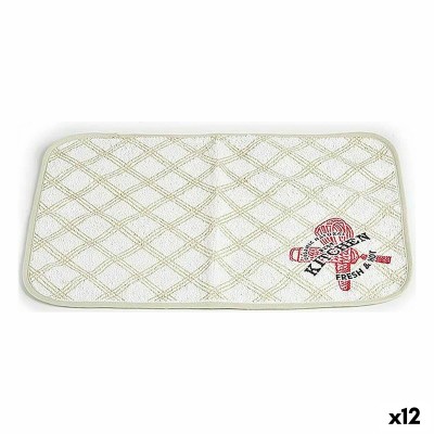 Dessous de plat Kinvara Blanc Vert 33 x 0,3 x 48 cm (12 Unités)