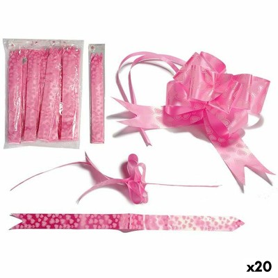 Tapes 5 x 73 x 73 cm Hearts Pink (10 Pieces) (20 Units)