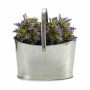 Plant pot Ibergarden Silver Zinc Basket 21 x 19,5 x 35,5 cm (12 Units)