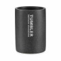 Toothbrush Holder Berilo Tumbler Grey Resin 7,5 x 10,2 x 7,5 cm (12 Units)