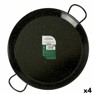 Pan La Dehesa Black Enamelled Steel Ø 46 cm 59 x 6 x 46 cm (4 Units)