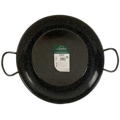 Poêle à Paella La Dehesa Noir Acier émaillé Ø 40 cm (4 Unités)