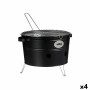 Barbecue Portable La Dehesa Iron Zinc 35 x 21 x 42 cm (4 Units)