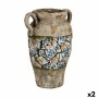 Figure décorative de jardin Ibergarden Polyrésine Vase 21 x 34,5 x 28 cm (2 Unités)