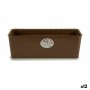 Jardinière Stefanplast Marron Plastique 18 x 16 x 48,5 cm 49 x 16 x 18 cm (12 Unités)