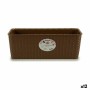 Planter Stefanplast Beige Plastic 39 x 13,5 x 15,5 cm 38,5 x 13,5 x 15,5 cm (12 Units)