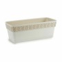 Jardinière Stefanplast Orfeo Blanc Plastique 18,5 x 17 x 49,3 cm (12 Unités)