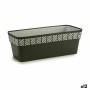 Planter Stefanplast Orfeo Anthracite Plastic 18 x 17 x 49,5 cm (12 Units)