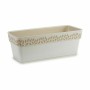 Planter Stefanplast Cloe White Plastic 49,5 x 17 x 19 cm (12 Units)