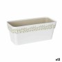 Jardinière Stefanplast Cloe Blanc Plastique 13,3 x 12,3 x 29,3 cm (12 Unités)