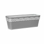 Jardinière Stefanplast Cloe Gris Plastique 49,5 x 17 x 19 cm (12 Unités)