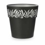 Self-watering flowerpot Stefanplast Gaia Anthracite Plastic 29 x 29 x 29 cm (6 Units)