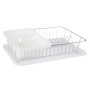 Draining Rack for Kitchen Sink Kinvara White 43,5 x 11 x 33,5 cm (4 Units)