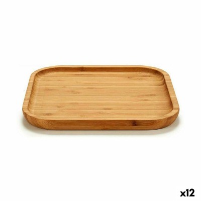 Plateau apéritif Kinvara Marron Carré 20 x 1,5 x 20 cm (12 Unités)