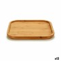 Plateau apéritif Kinvara Marron Carré 20 x 1,5 x 20 cm (12 Unités)