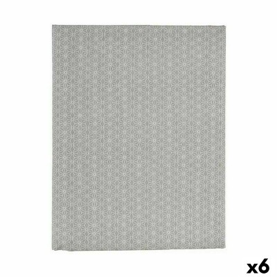 Stain-proof tablecloth Kinvara Grey Thin canvas Anti-stain Star 140 x 180 cm (6 Units)