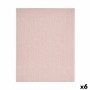 Stain-proof tablecloth Kinvara Pink Thin canvas Anti-stain Star 140 x 180 cm (6 Units)