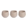 Set de pots Ibergarden Taupe Plastique 12 x 12 x 11 cm 38 x 11 x 12,5 cm (6 Unités)